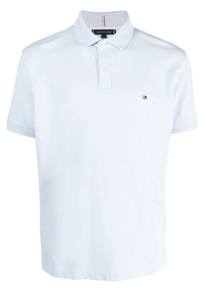 Tommy Hilfiger logo-patch polo shirt - Blue