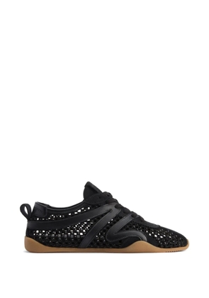 Giuseppe Zanotti Top perforated sneakers - Black