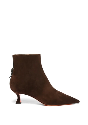 Santoni Giulie pointed-toe boots - Brown