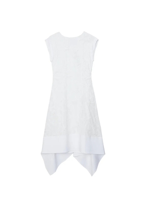 3.1 Phillip Lim floral appliqué bow midi dress - White