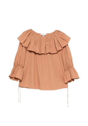 Chloé ruffled blouse - Neutrals
