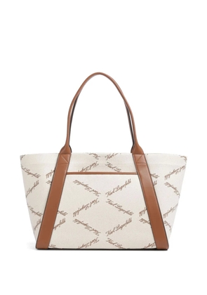 Karl Lagerfeld medium K/Ville shoulder bag - Neutrals