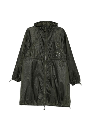 The North Face x Cecilie Bahnsen zip-up hooded raincoat - Green