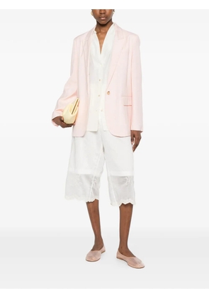 Forte Forte button single-breasted blazer - Pink