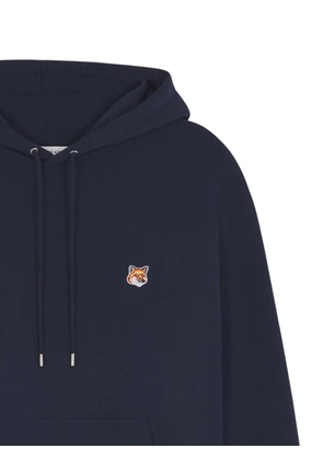 Maison Kitsuné Fox Head Patch hoodie - Blue