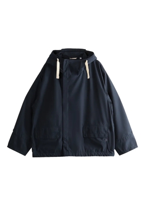 Nanamica water-repellent hooded jacket - Blue