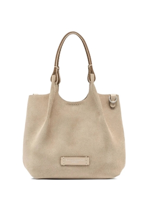 GIANNI CHIARINI Dua leather shoulder bag - Neutrals