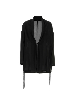 Yohji Yamamoto silk jacket - Black