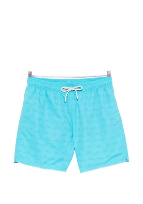 MC2 Saint Barth shark-print swim shorts - Blue
