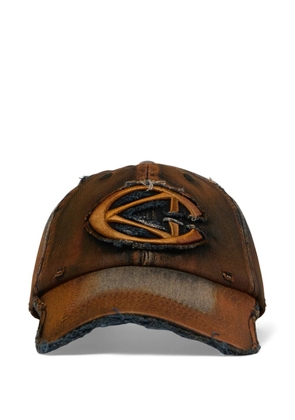CamperLab distressed logo cap - Brown