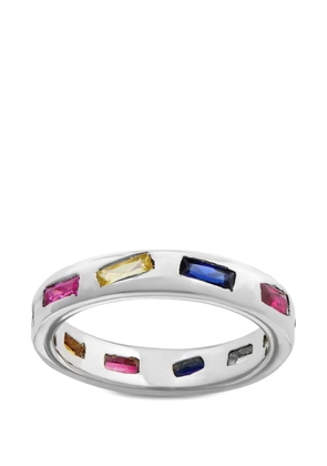 Bleue Burnham mini lotus ring - Silver