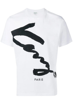Kenzo signature print T-shirt - White