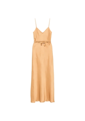 Antonelli Lukas V-neck midi dress - Neutrals