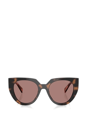 Prada tortoiseshell-effect sunglasses - Brown