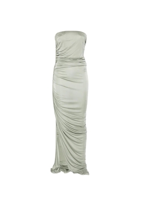 Rick Owens Lilies draped slit maxi dress - Green