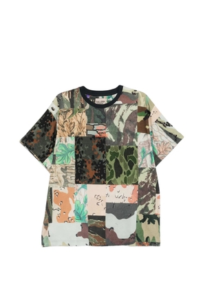 GALLERY DEPT. patchwork camouflage T-shirt - Green