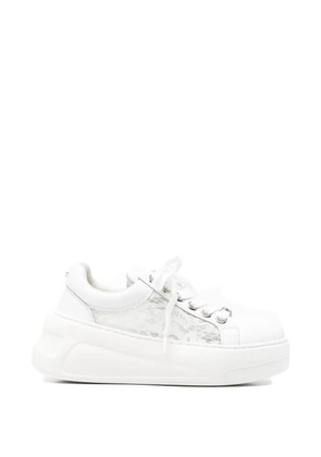 Cult Nirvana lace sneakers - White