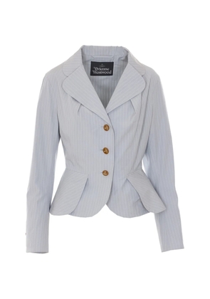 Vivienne Westwood striped buttons jacket - Blue
