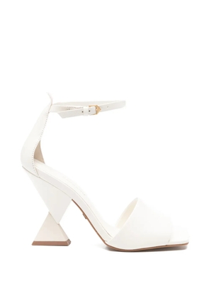 CARRANO sculpted-heel sandals - Neutrals