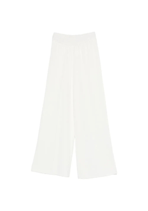 Neera elastic-waistband trousers - White