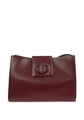 Cartier 1990s Must De flap leather shoulder bag - Red