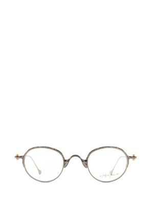 Yohji Yamamoto round-frame glasses - Grey