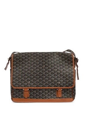 Goyard Pre-Owned 2013 GM Grand Bleu patterned shoulder bag - Black