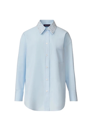 Fabiana Filippi embellished collared shirt - Blue