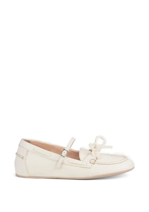 AGL Hoola Hoop bow-detail loafers - Neutrals