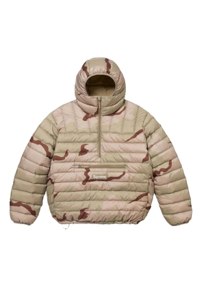 Supreme camouflage-pattern half-zip jacket - Neutrals