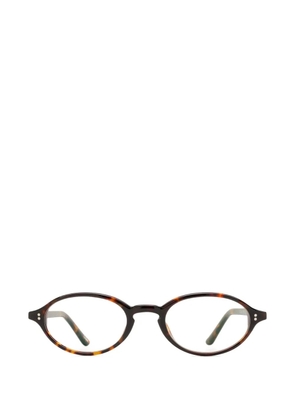 Chimi Lex tortoise-effect round-frame glasses - Brown