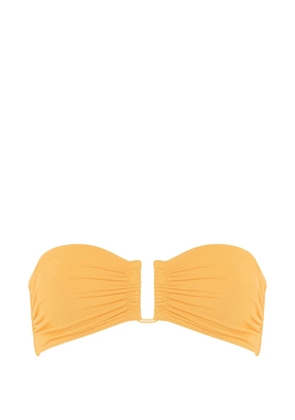 ERES gathered bandeau bikini top - Yellow