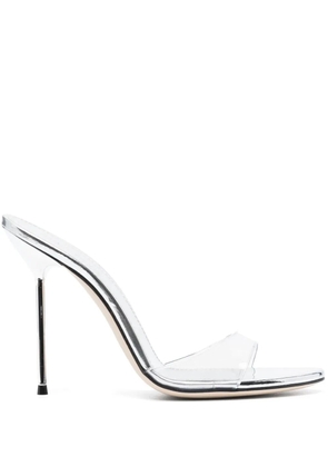 Paris Texas 115mm open-toe sandals - Silver