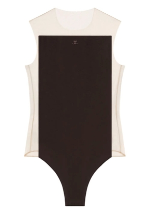 Courrèges Illusion bodysuit - Brown
