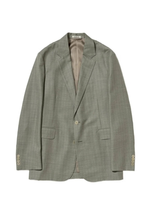 Auralee striped wool blazer - Green