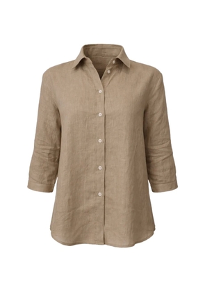 Marella buttoned long-sleeve shirt - Neutrals