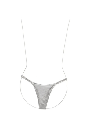 Isa Boulder High Weave bikini bottom - Silver