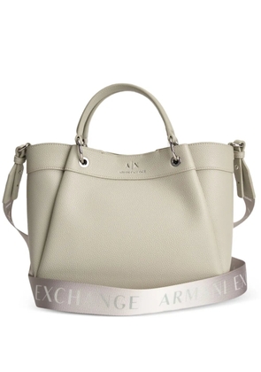 Armani Exchange logo-detail tote bag - Neutrals