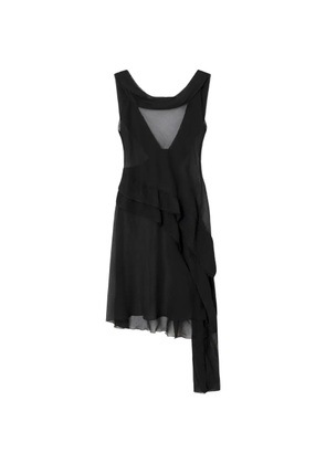 Gimaguas Boa asymmetric mini dress - Black