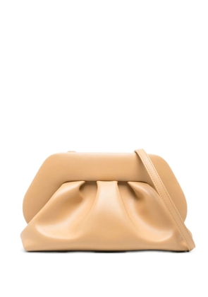 Themoirè medium Bios gathered clutch bag - Neutrals