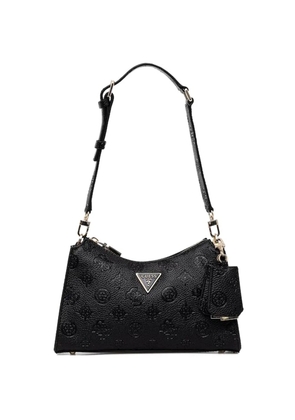GUESS USA debossed-logo shoulder bag - Black
