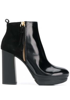 Hogan platform ankle boots - Black