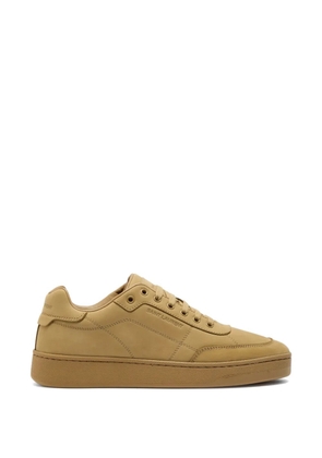 Saint Laurent leather lace-up sneakers - Neutrals