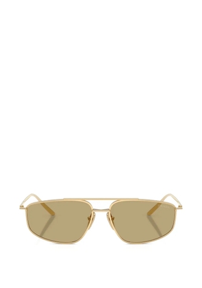 Prada Eyewear geometric-frame sunglasses - Gold