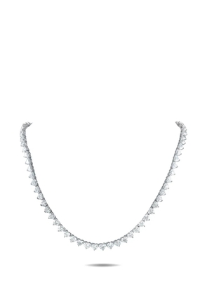 LB Exclusive diamond heart necklace - Silver