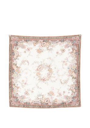 ZIMMERMANN paisley floral scarf - Neutrals