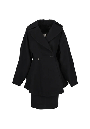 Alaïa Pre-Owned wool coat and skirt set - Black