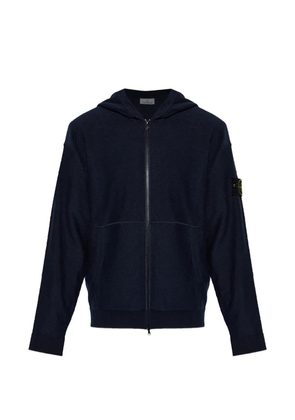 Stone Island logo-detail cardigan - Blue