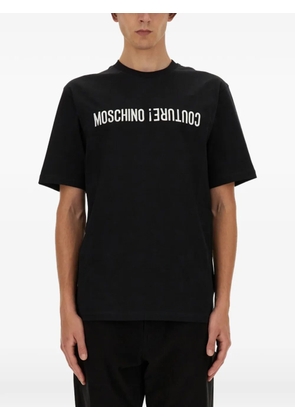 Moschino logo T-shirt - Black