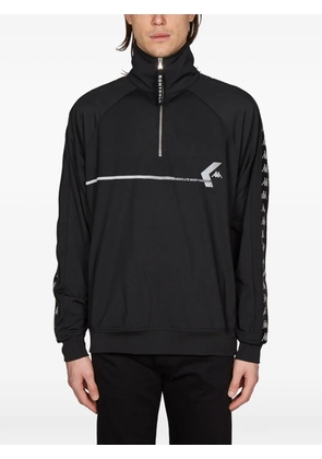 Kappa Kontroll half-zip logo-detail sweatshirt - Black